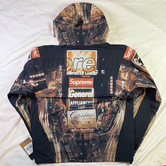 Supreme The North Face Taped Seam Shell Jacket Times Square Size S - Picture 2 of 10